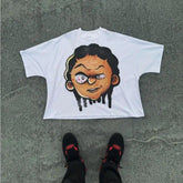 Street Unisex T-shirt Loose Casual Gothic